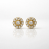 Diamond Cluster Stud Earring