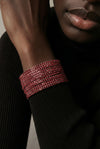 Red Rhinestone Bracelets