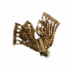 Gold Queen Crystal Bow Drop